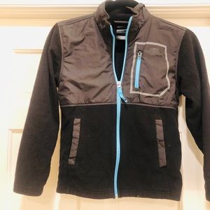The North Face boys fleece track jacket
